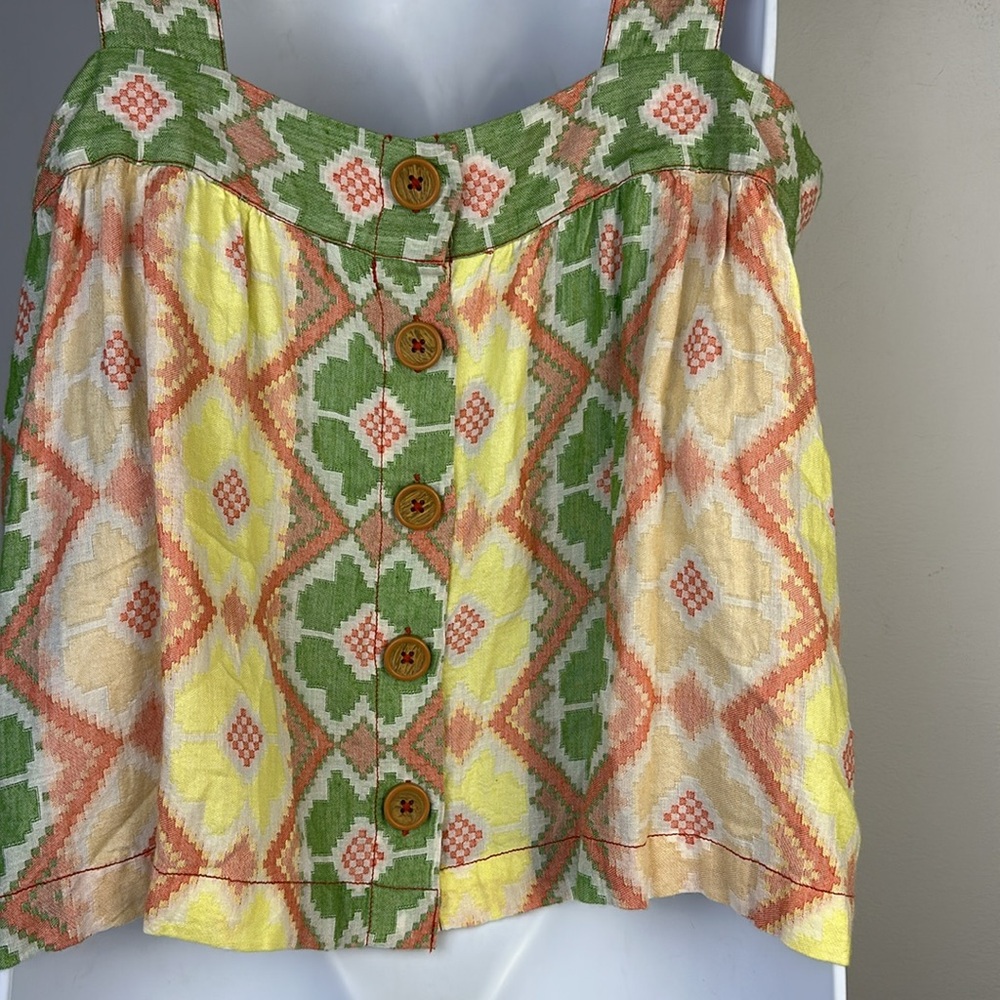 Colorful Geometric Patterned Tank Top - Picture 12 of 16